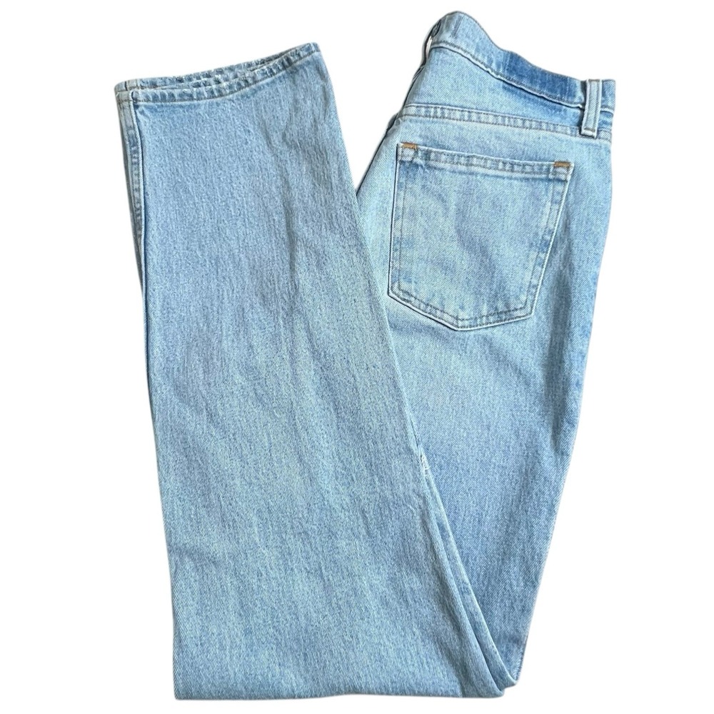 Abercrombie & Fitch Womens 4 90s Straight Ultra High Rise Distressed Jeans